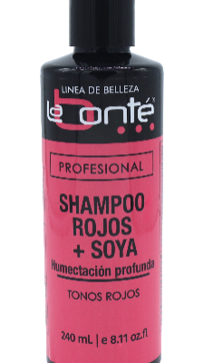 SHAMPOO ROJOS + SOYA
